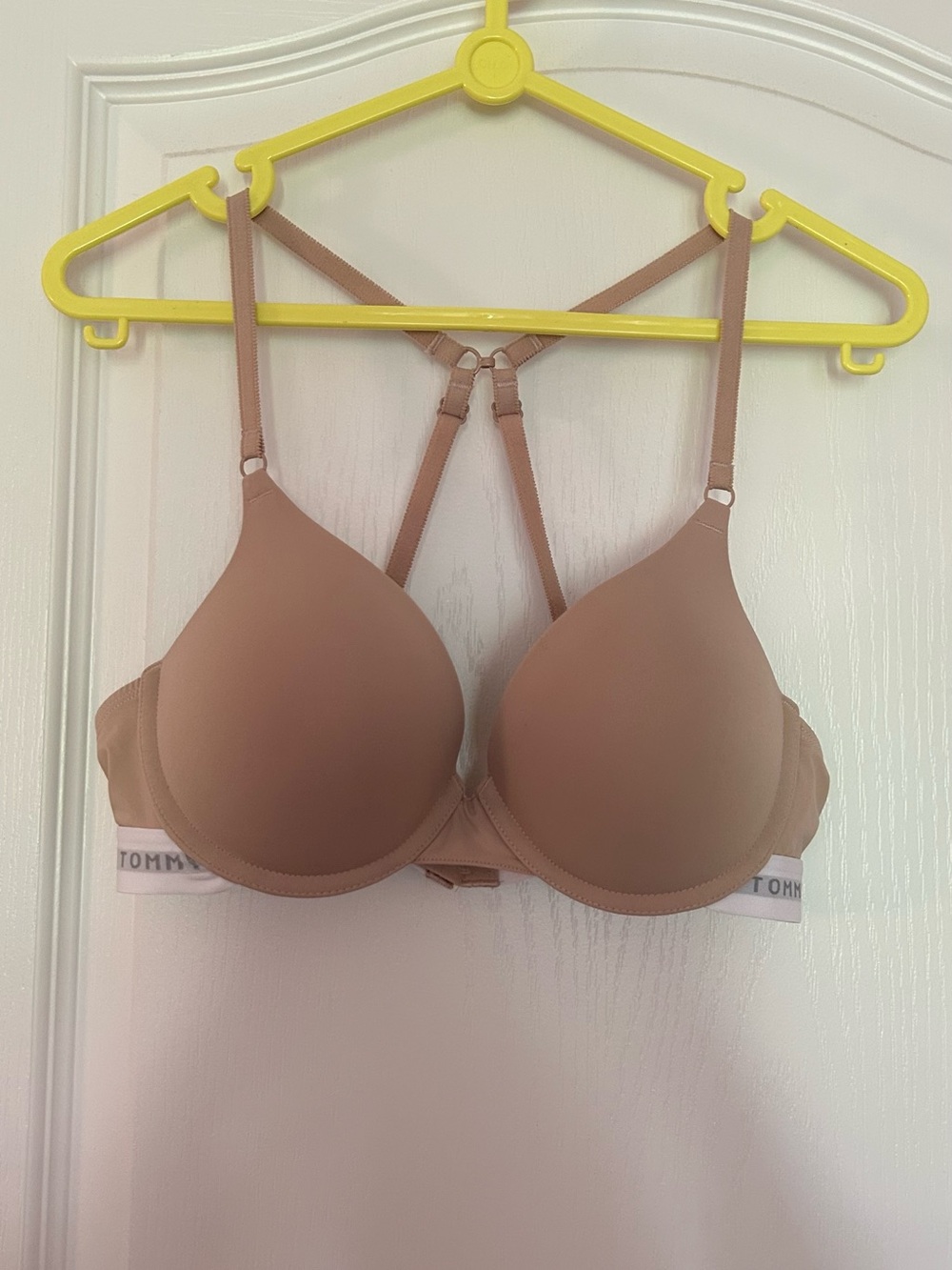 💜 Tommy Hilfiger Blush Nude Bra with Convertible Racerback Straps